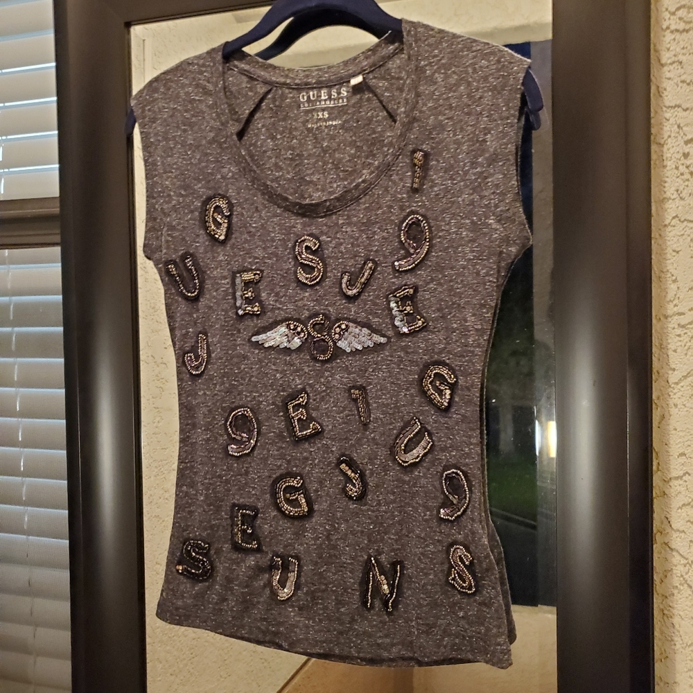 Gray Guess Shirt